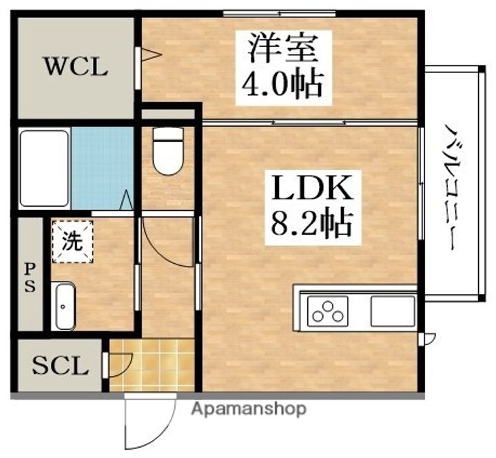 プランドールTⅠの間取り
