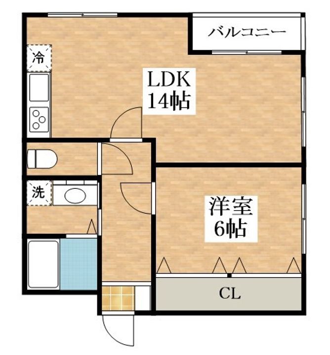 プレジール中野の間取り