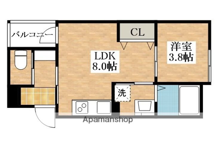 グローハイツ喜連サウスの間取り