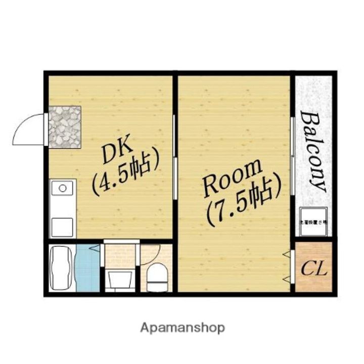 ライフ・ハイツ中宮の間取り