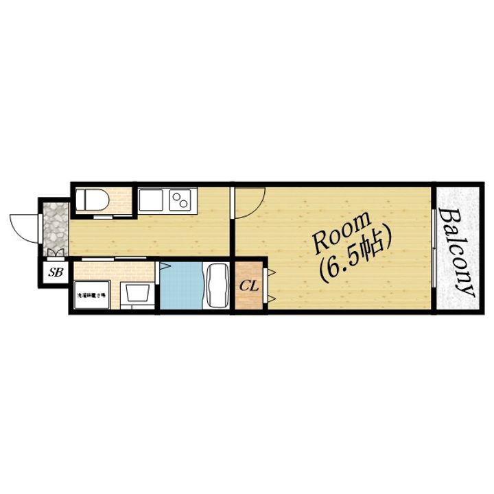 モデラート清水の間取り