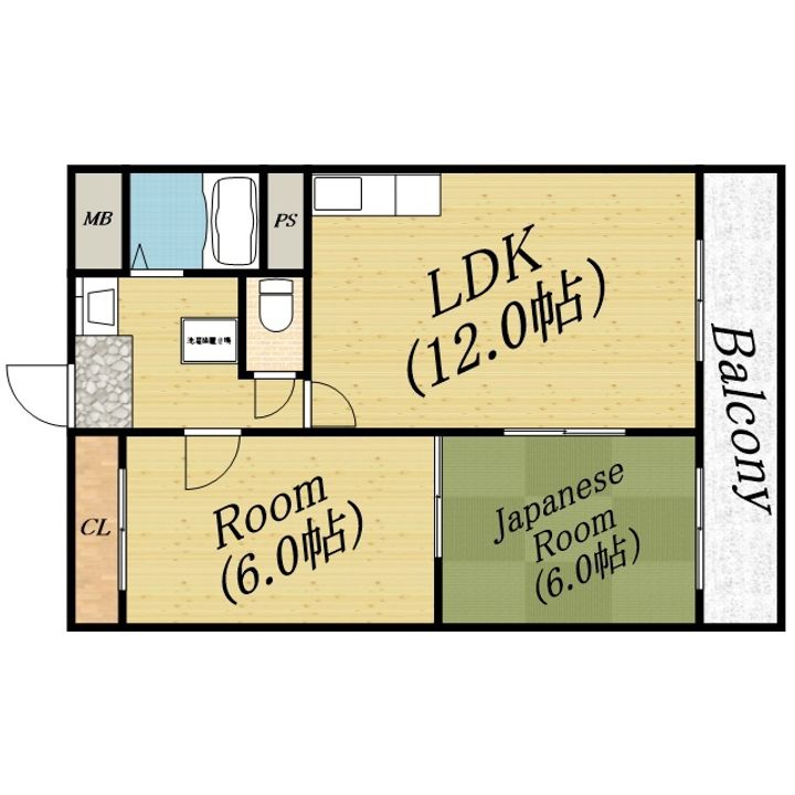 パレ城北の間取り