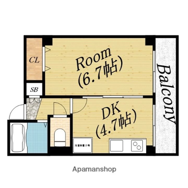ルネッサンス岡田の間取り