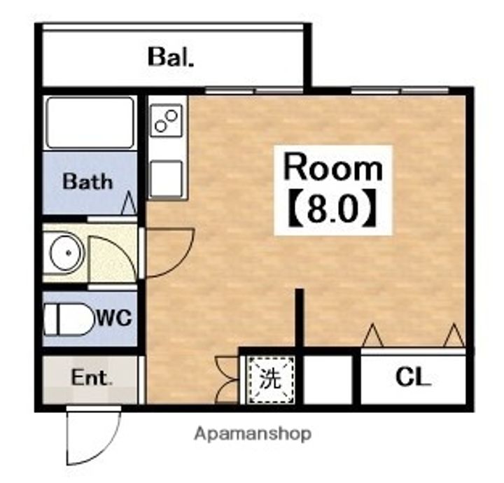 光和ハイツ405の間取り