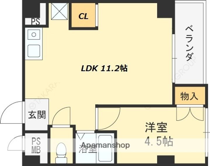 MABRANCHETTE弦月の間取り