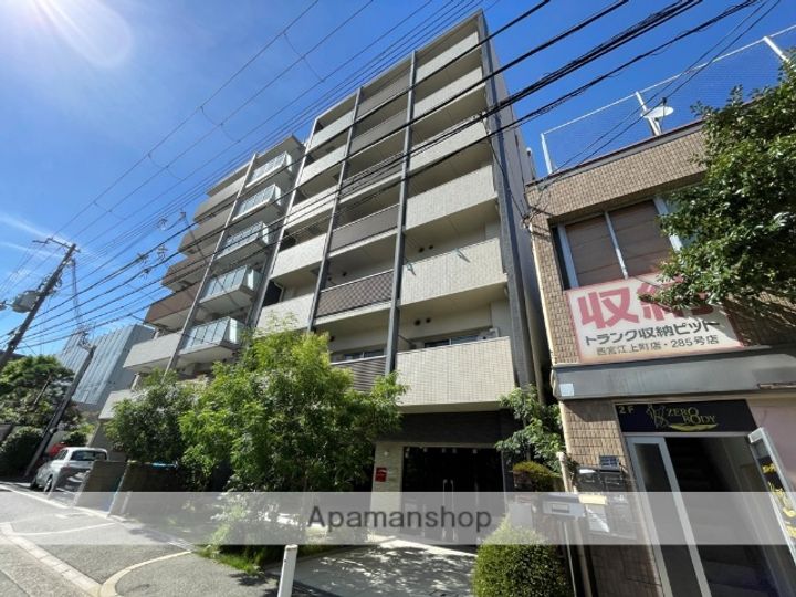 兵庫県西宮市江上町の賃貸マンションの外観