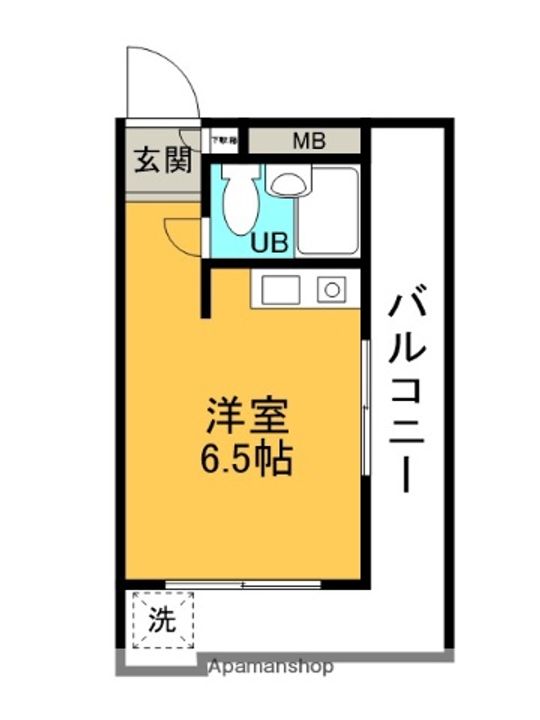 兵庫県西宮市津門川町の賃貸マンションの間取り