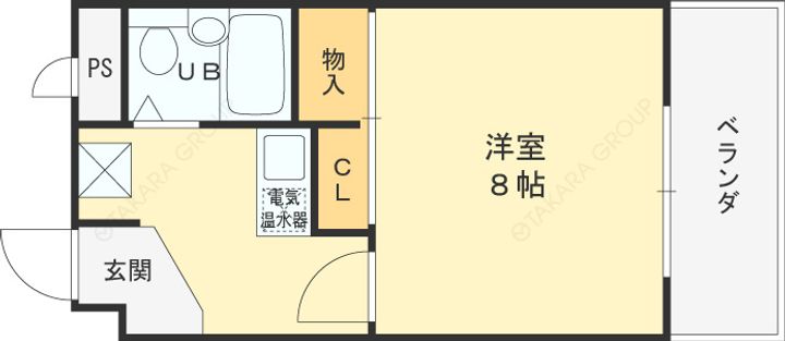 ベルエアー小阪の間取り