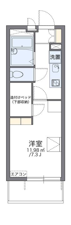レオパレス愛の間取り