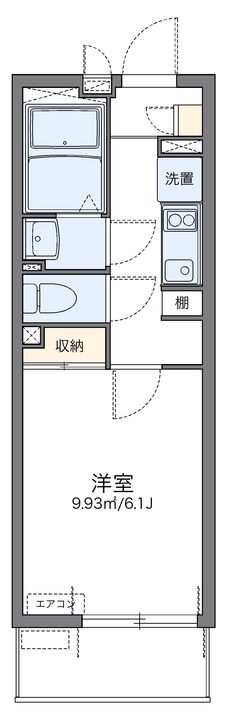 レオネクストラ メイジュ天神橋の間取り