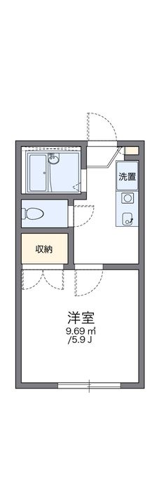 レオパレスNorthCourtの間取り
