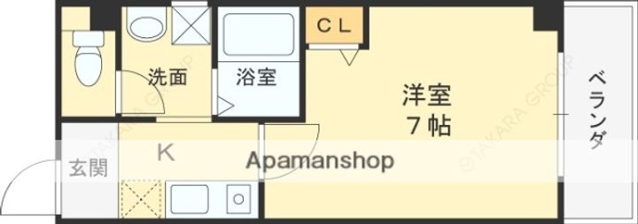 パーラム関目の間取り