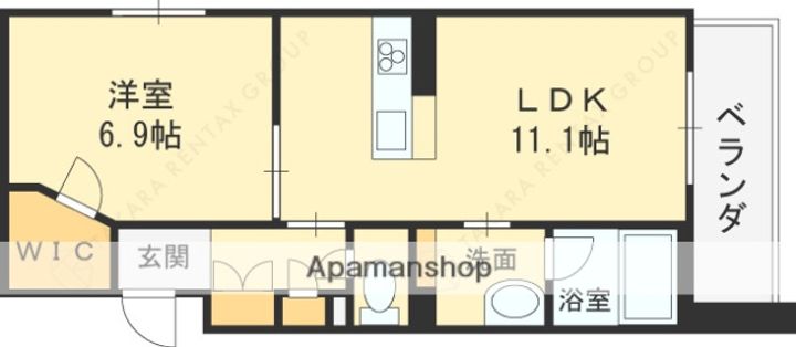 シャーメゾン LEAFの間取り
