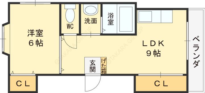 メルキュール201の間取り