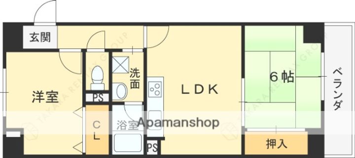 ルックヒルズの間取り