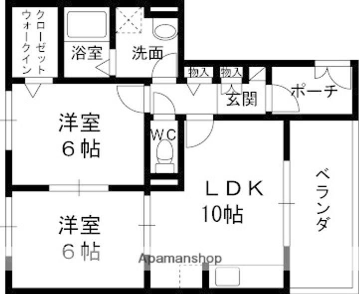 フラーリッシュの間取り