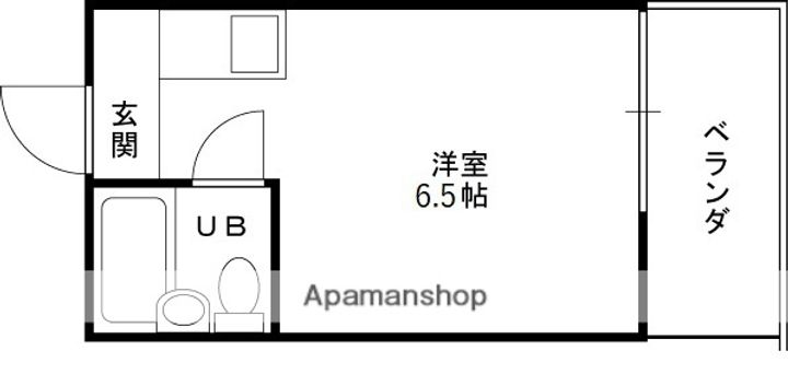 兵庫県西宮市津門宝津町の賃貸マンションの間取り