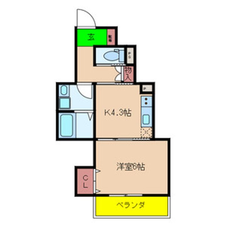 ロータスコートⅣの間取り