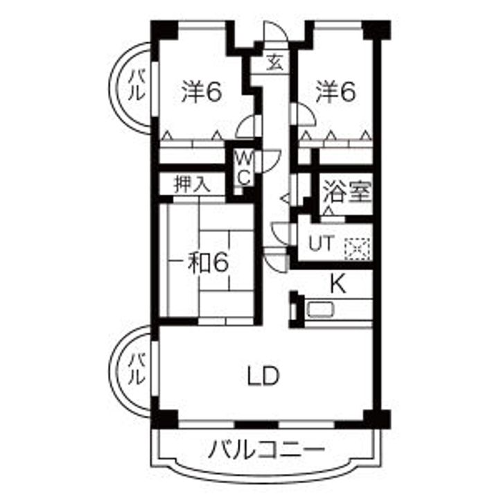 マンショングレースの間取り