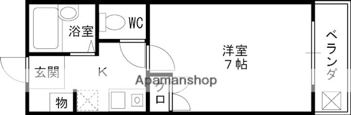 MOMO仁川の間取り