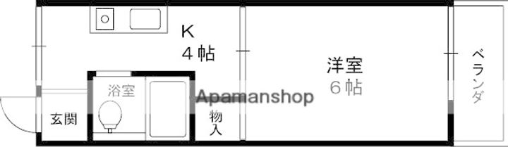 シャンテー三矢2の間取り