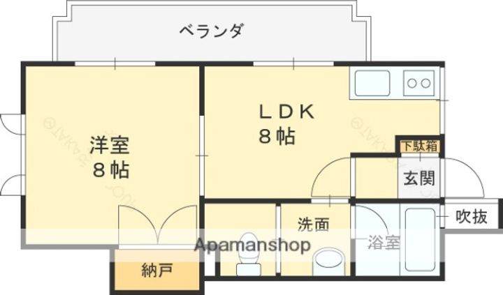 レジデンス・ミラ芦屋の間取り