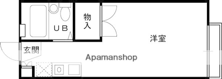 兵庫県西宮市門前町の賃貸アパートの間取り
