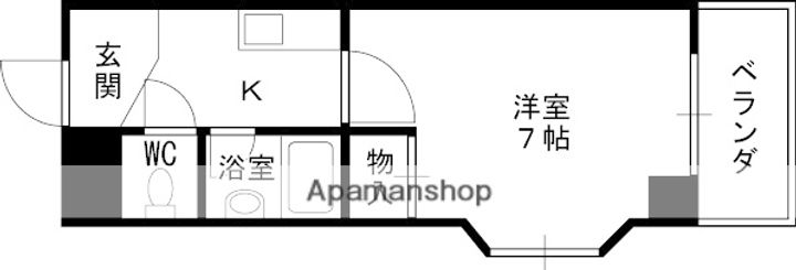 兵庫県尼崎市南塚口町1丁目の賃貸マンションの間取り