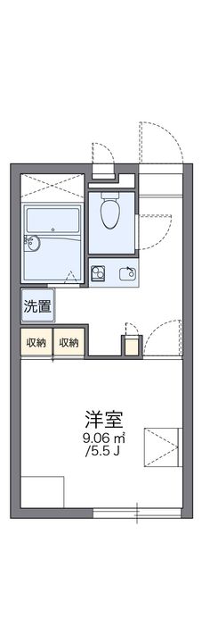 レオパレスParkside橘の間取り