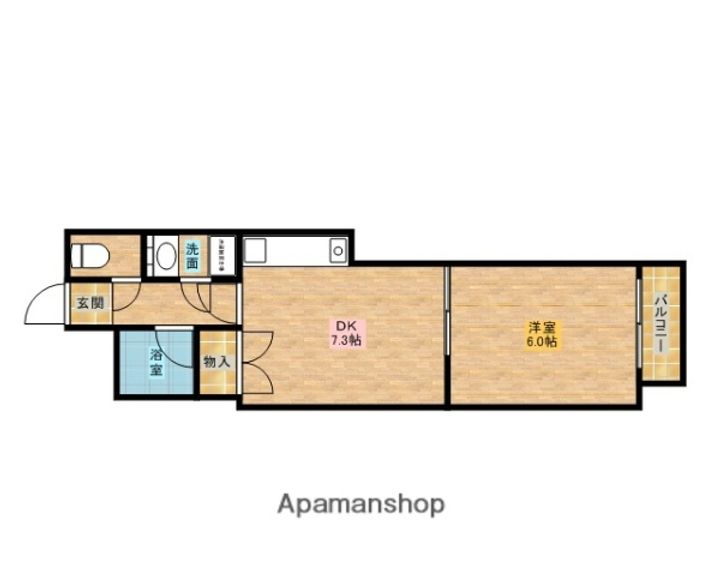 セルダン芦屋の間取り