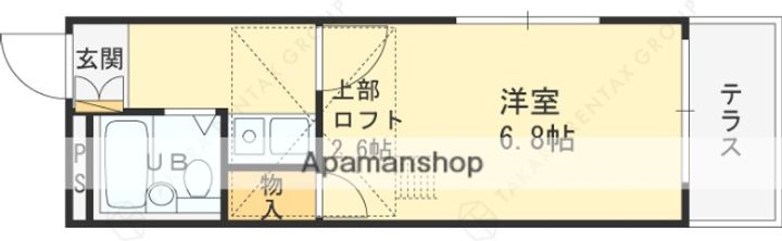 レオパレス打出第2の間取り