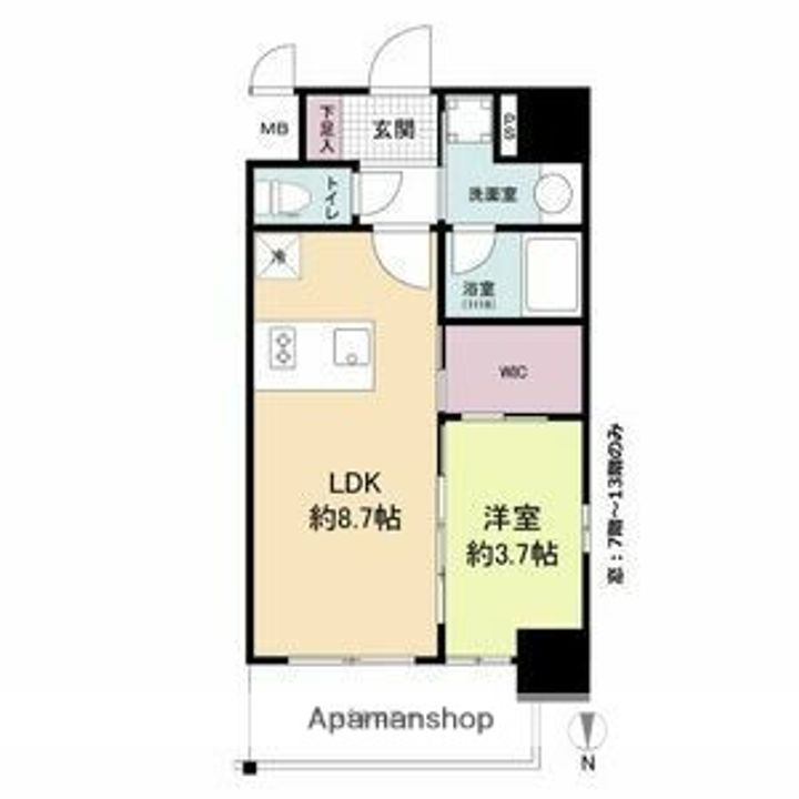 リヴェント福島の間取り