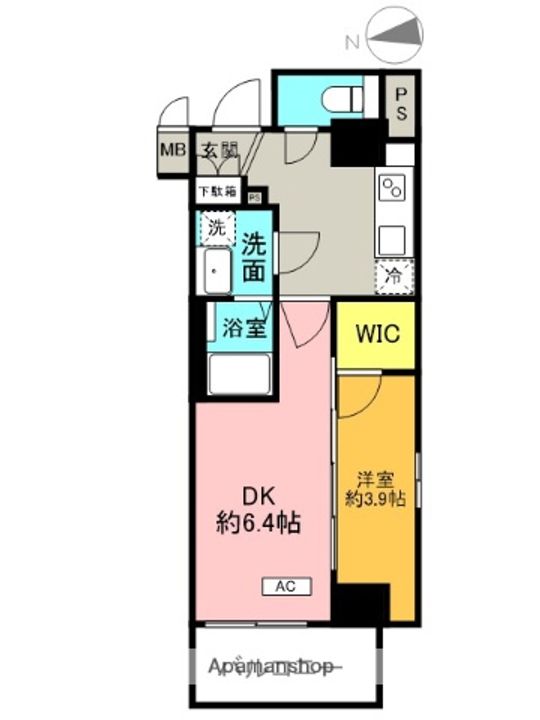 ソルテラス甲子園口クレアストの間取り