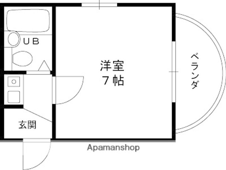兵庫県西宮市甲陽園若江町の賃貸マンションの間取り