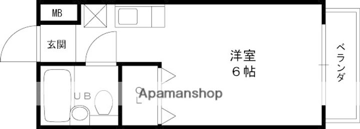レンタルハウス深津Ⅰの間取り