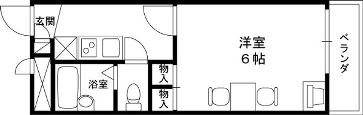 レオパレスネクストの間取り