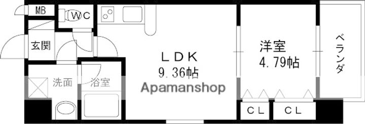 アーバネックス福島の間取り