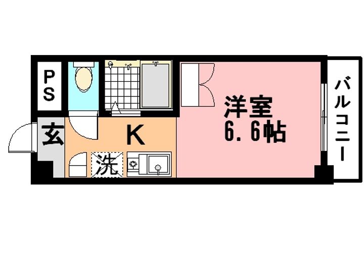 エンデバー武庫之荘2の間取り