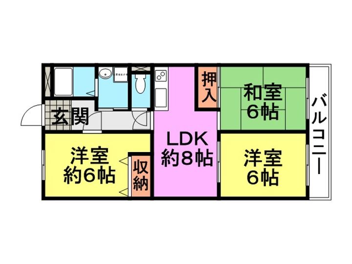MIRAI武庫之荘の間取り