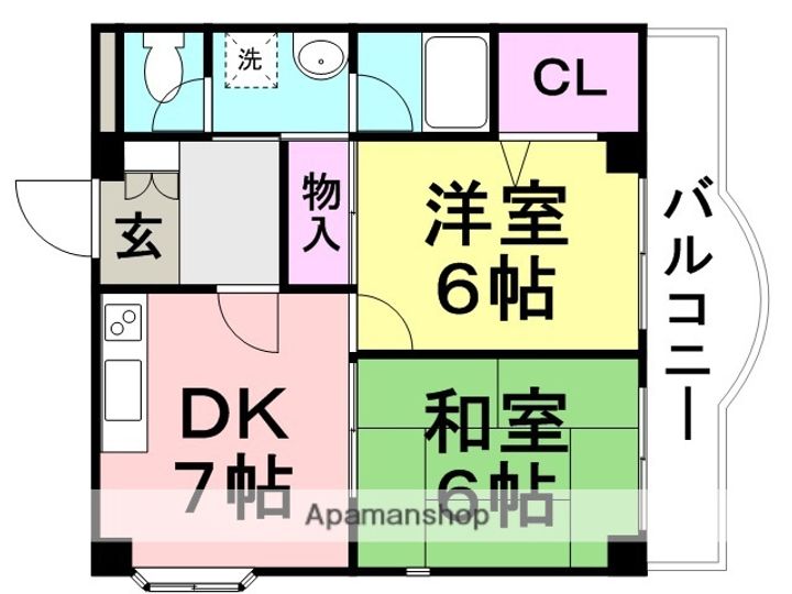 バウ塚口の間取り