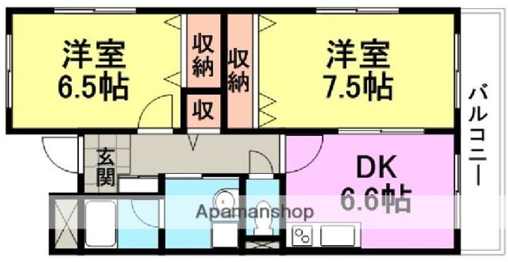 フォーチュンの間取り