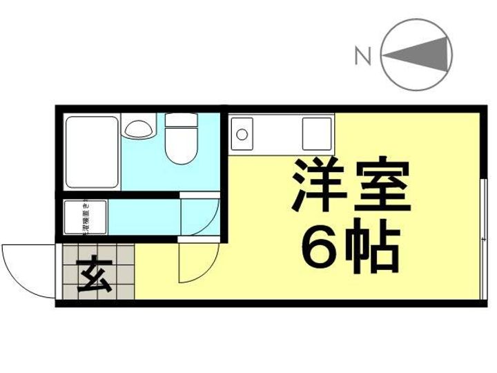 杭瀬ハイツ203の間取り