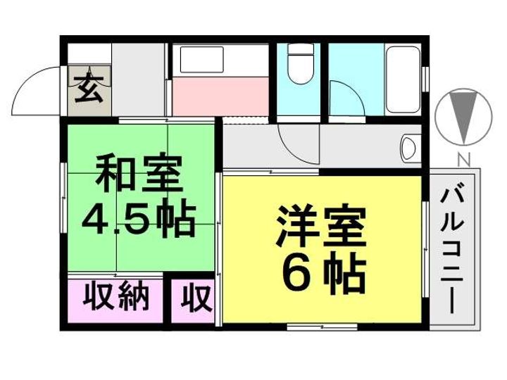 寺田マンションの間取り