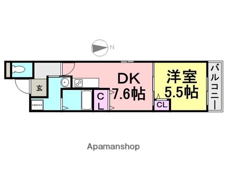 フジパレス西立花2番館の間取り