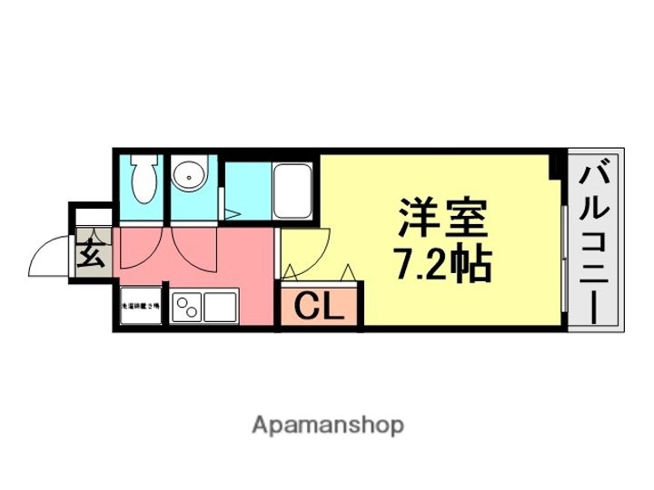 フレシール昭和通702の間取り