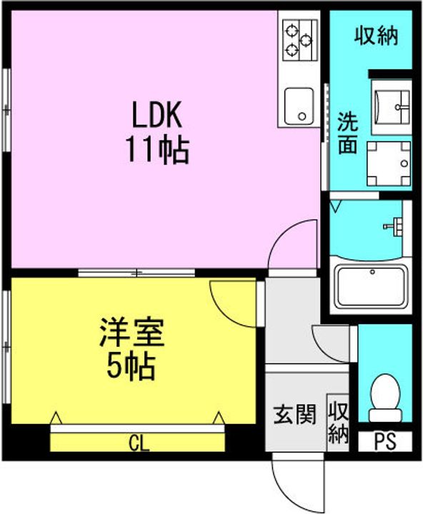 Kパラッツォ尼崎駅前の間取り