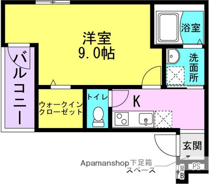 兵庫県尼崎市東難波町5丁目の賃貸アパートの間取り