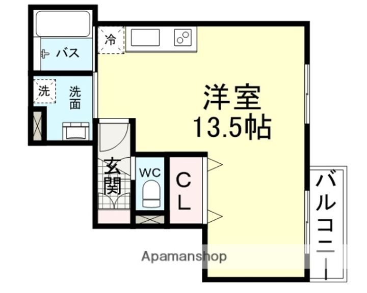 バロンガーデン武庫之荘305の間取り