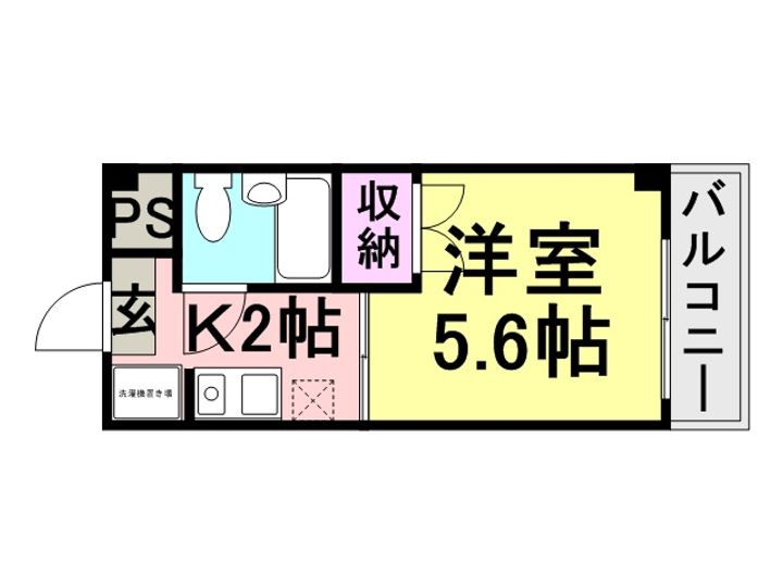 Kビル216の間取り