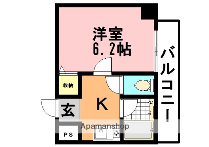 グレイスマンション4番館505の間取り